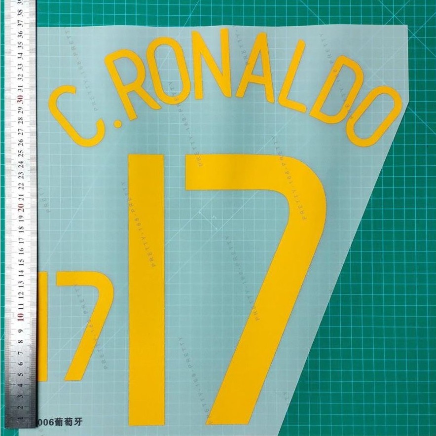 [ NAMESET HK ] PORTUGAL RONALDO HOME 2006
