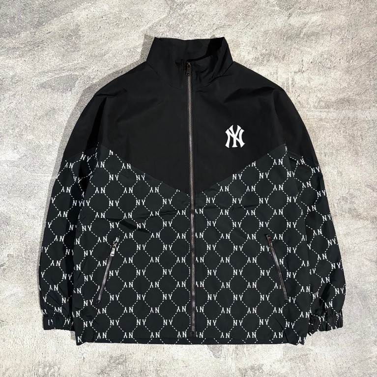 mlb ny yankees gradiant monogram logo wb jacket