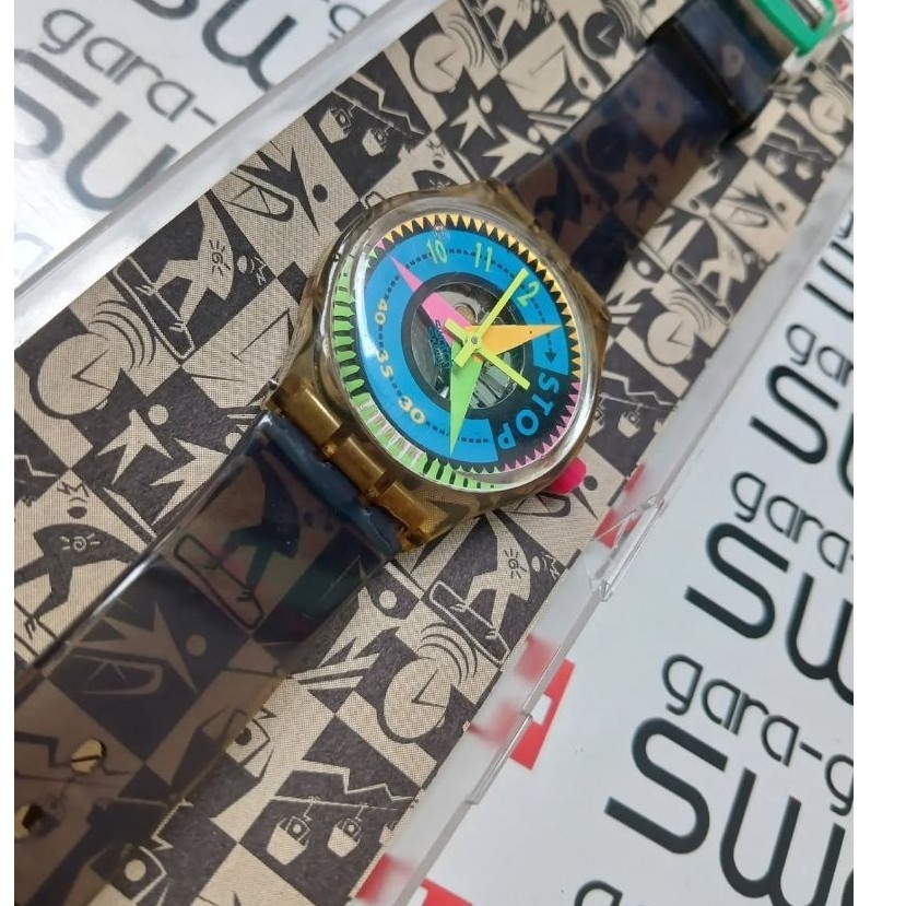 Jam Tangan Swatch Swiss Original Stopwatch