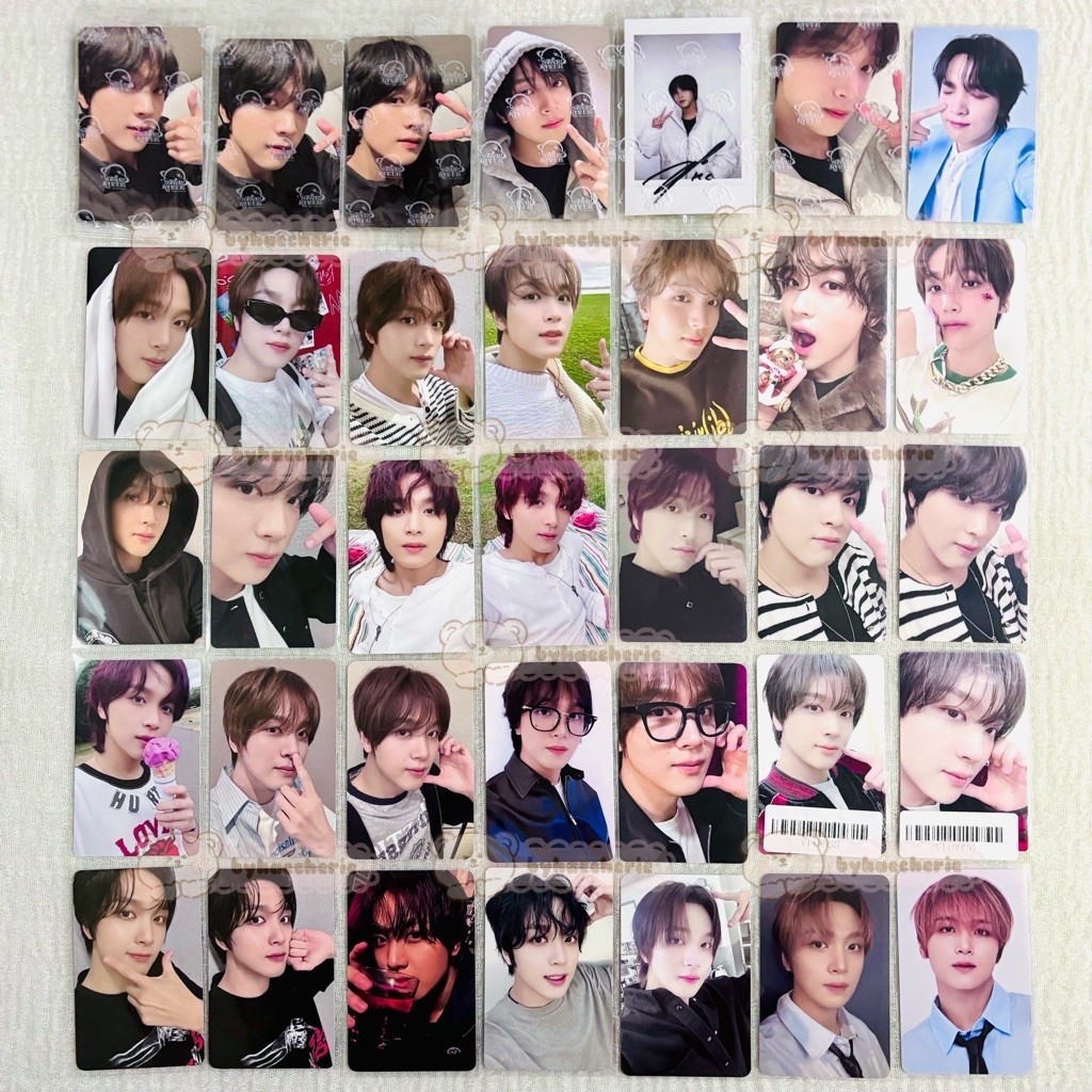 |Ready Stock| PC Photocard Haechan hoodie kacamata selimut merem cupi collarbone tuspi plester kriwi
