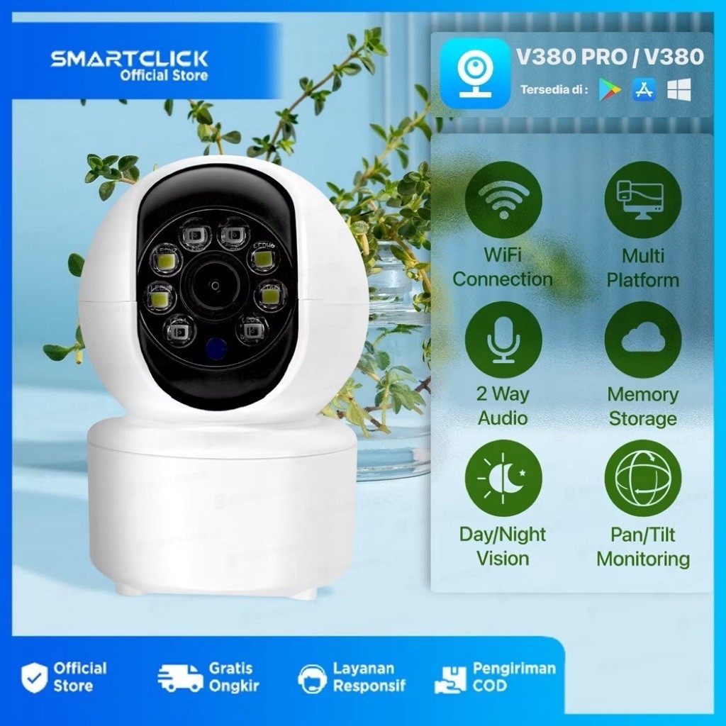 CCTV WIFI SMART CAMERA IPC V380 Q119 CLOUD STORAGE CAMERA