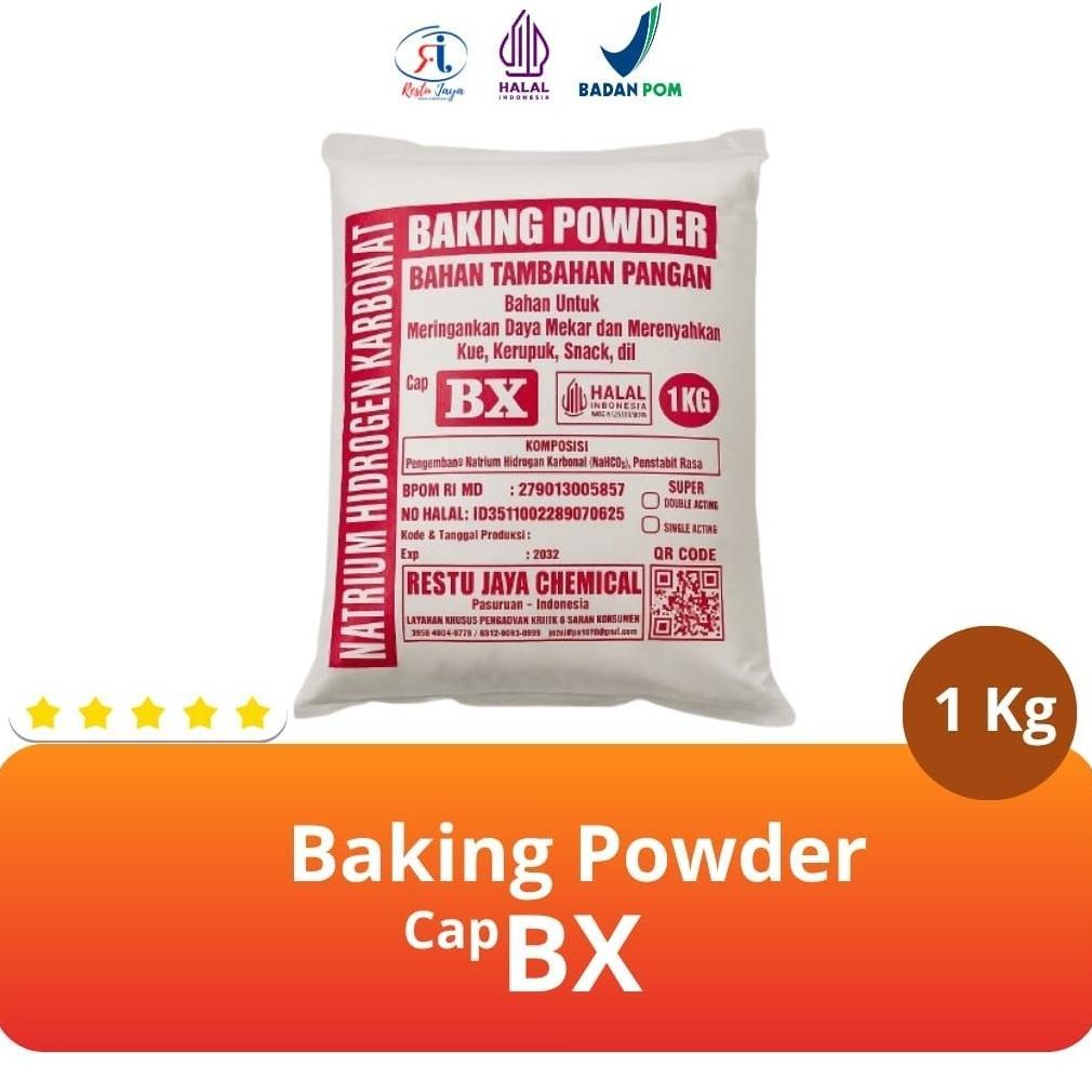 [KANNA] Natrium Hidrogen Carbonat / Baking Powder / Pengembang Makanan Cap BX 1 Kg
