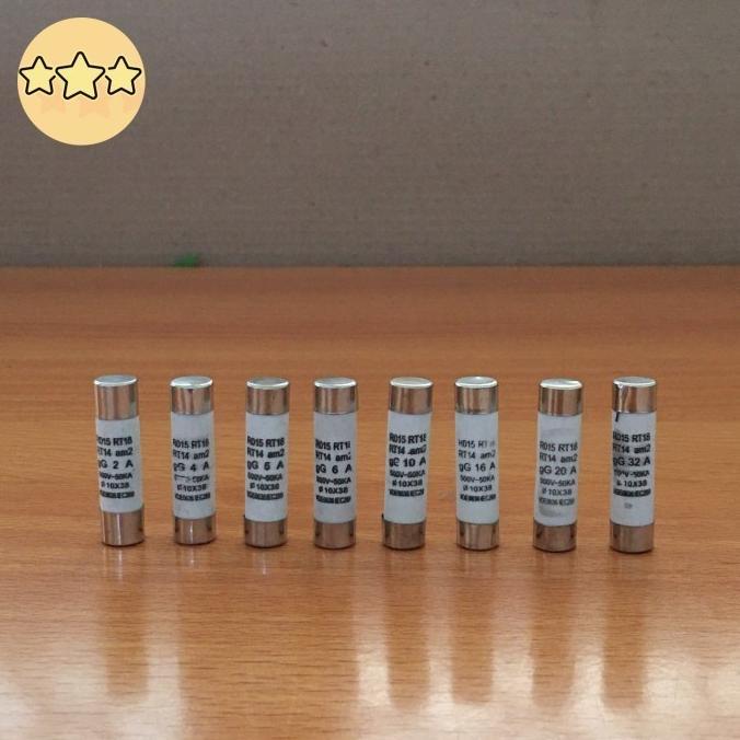 Fuse Link Ceramic 10 x 38 10X38MM 10MM Sekring Keramik 10x38 2A 4A 5A 6A 10A 16A 20A 32A 10MM X 38MM