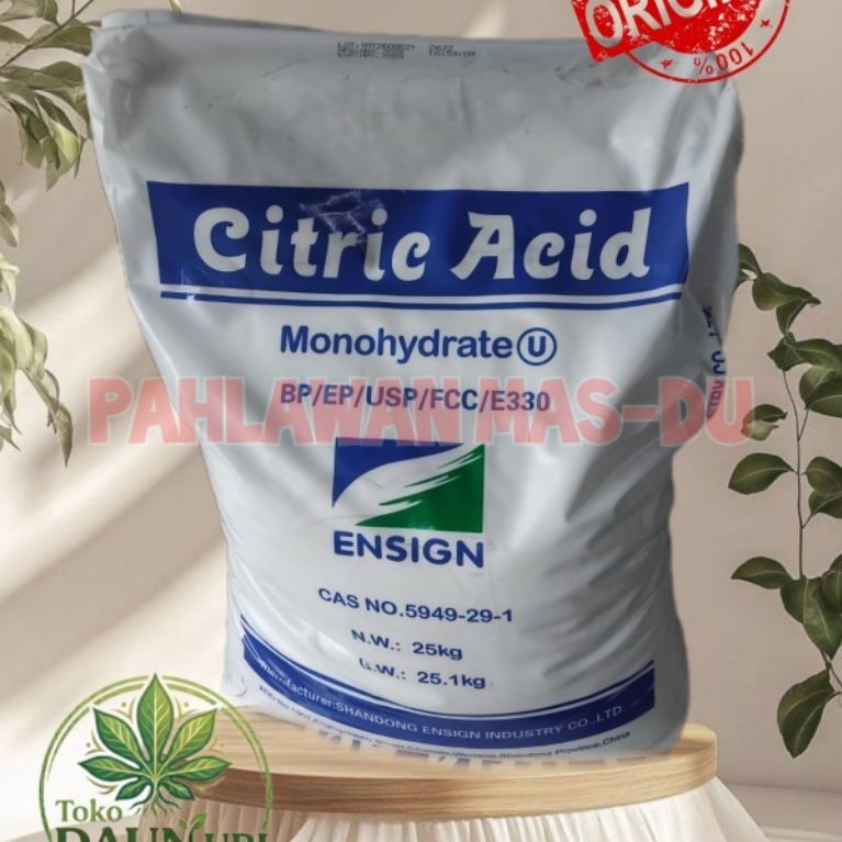 CITRIC ACID / CITRUN 25 KG / SITRUN CITRIC MONOHYDRATE 25KG