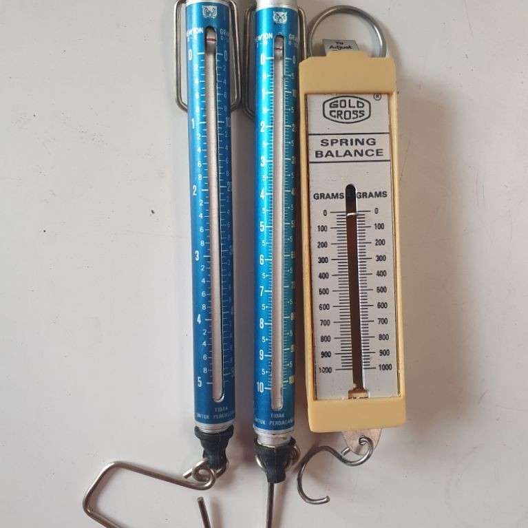 Timbangan Pegas Newton & Gram Alat Laboratorium Fisika