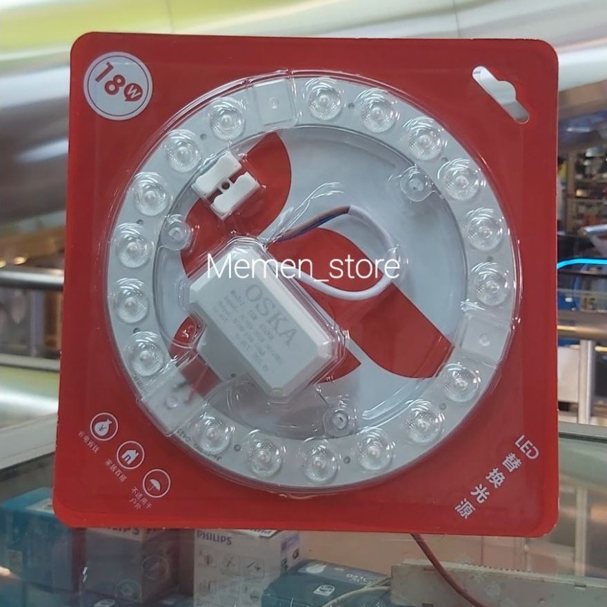 Lampu TL Ring Led 18watt cahaya putih