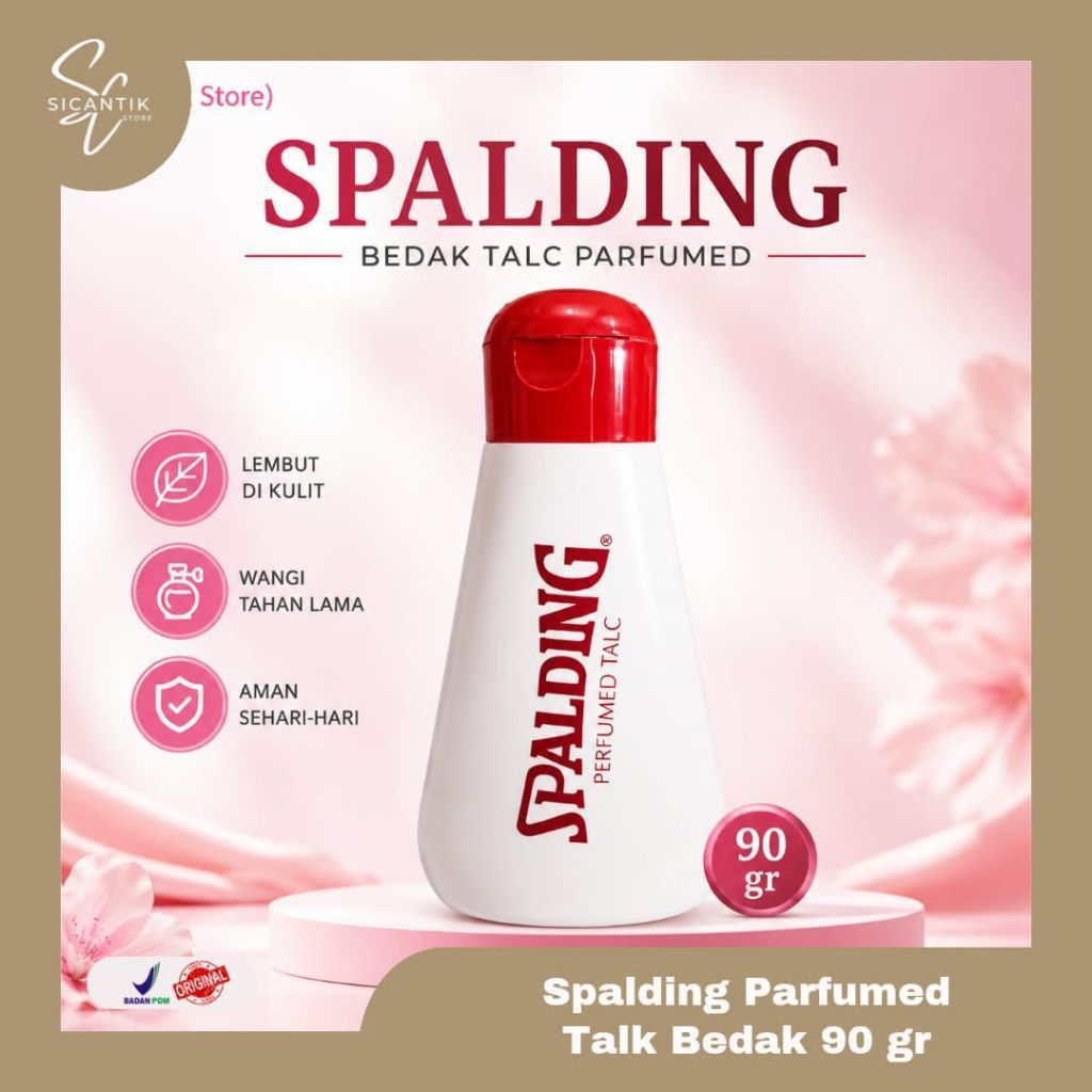 Spalding Perfumed Talc 90gr | Bedak Parfum Tahan Lama | Bedak Tabur Wangi