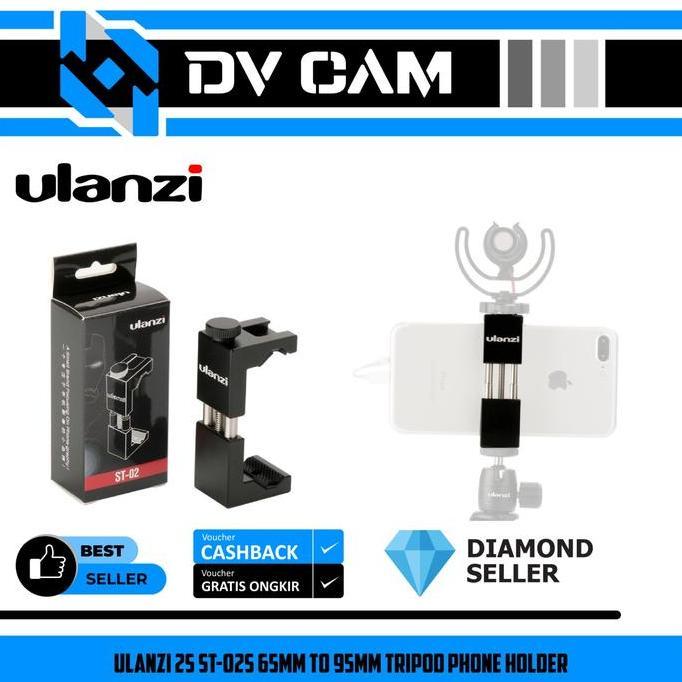 NEW ULANZI 2S ST-02S 65MM to 95MM Tripod Phone Holder