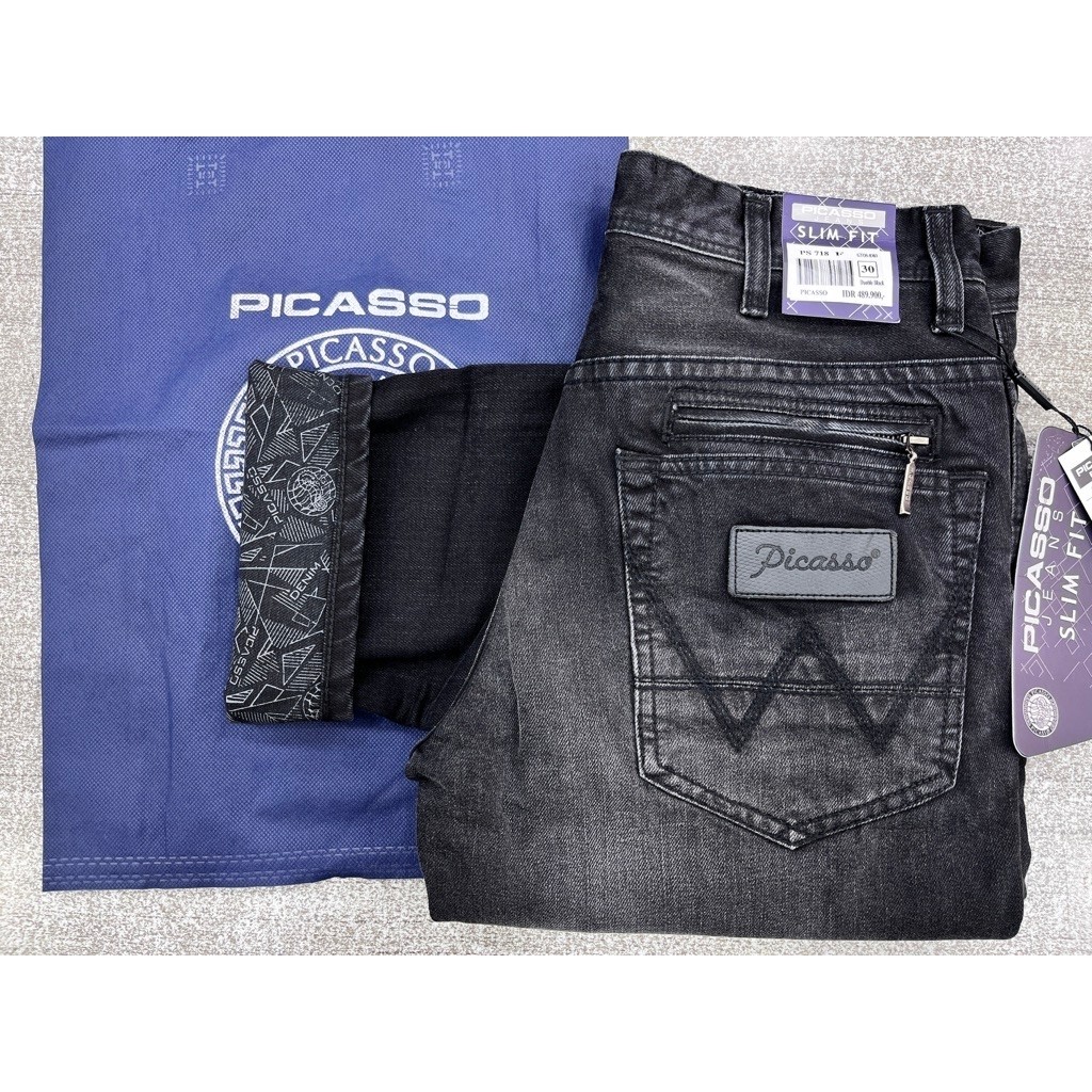 PROMOO CELANA PICASSO ORIGINAL JEANS PRIA // REGULER PICASSO ORIGINAL // CELANA JEANS PICASSO PRIA M