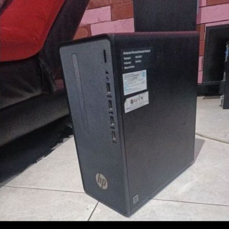 PC DESKTOP, HP Desktop Pro A G2, AMD RYZEN 5PRO 2400G 3,6Ghz with radeon vega 11 , BEKAS KANTOR KOND