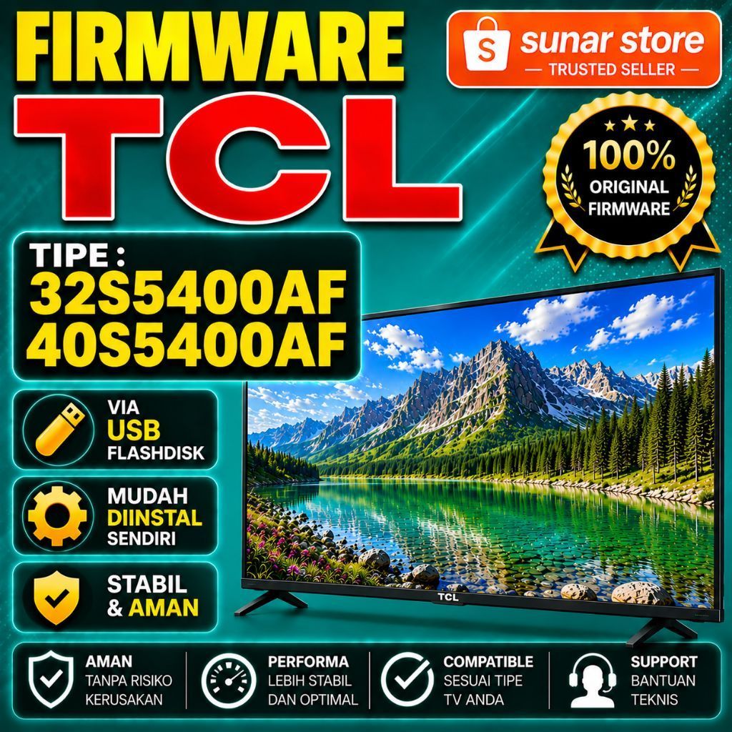 FIRMWARE TV TCL 32S5400AF 40S5400AF