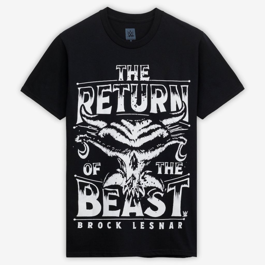 KAOS TSHIRT WWE BROCK LESNAR RETURN OF THE BEAST