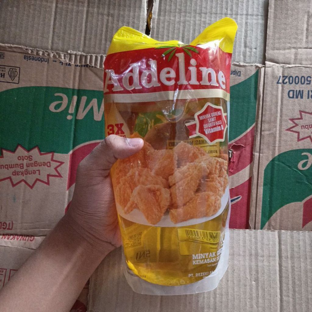 Minyak Goreng Addeline 1 Liter - Gurih, Sedap, dan Praktis