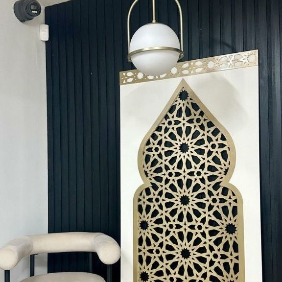 ornamen dinding masjid grc