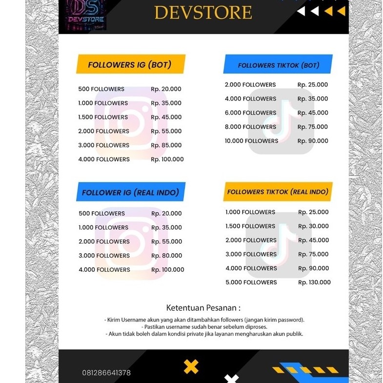 FOLLOWER IG (BOT) | 500 - 4K