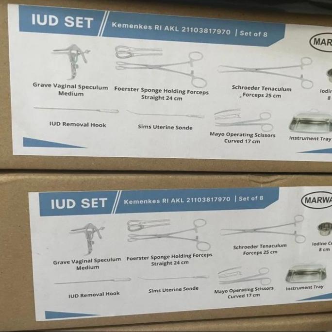 [ BUK4N ] IUD set, marwa IUD set, paket alat pasang IUD, instrument IUD