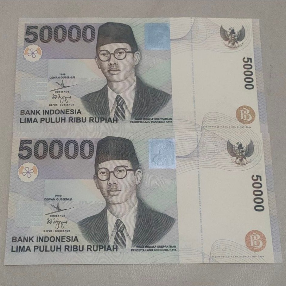 50000 wr Soepratman unc/gress