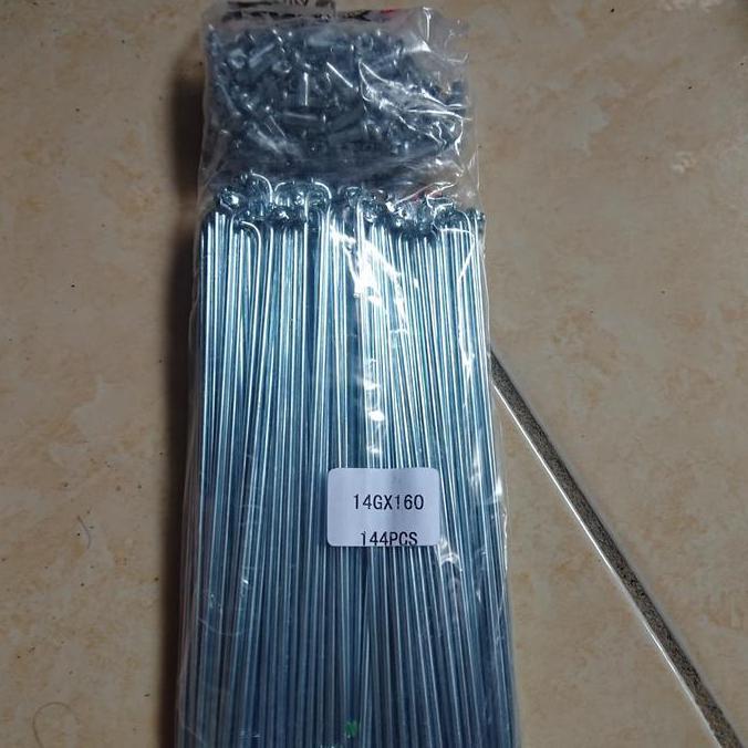 Promo spokes jari jari ruji sepeda 16 plus panjang 160mm Diskon