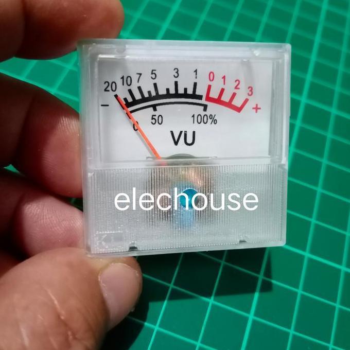 VU METER NIKO KECIL ANALOG PANEL SIGNAL AUDIO RADIO ELE99