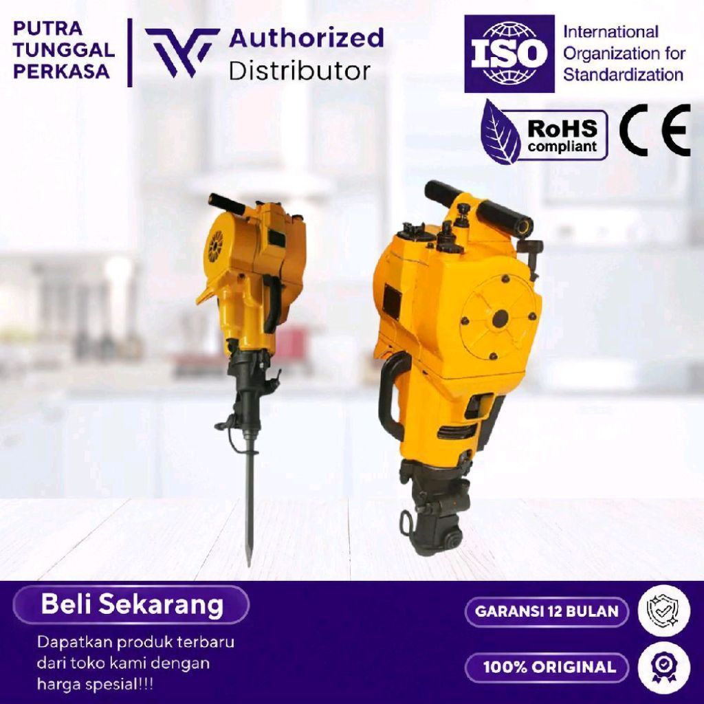 Mesin Bor Tambang YN27C Portable Rock Drilling Machine | Mesin Bor Batu Bensin Handheld