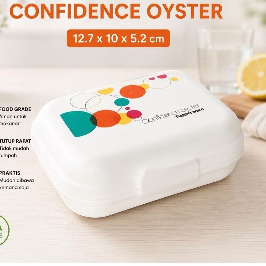 Tupperware Oyster Confidence / Oyster putih