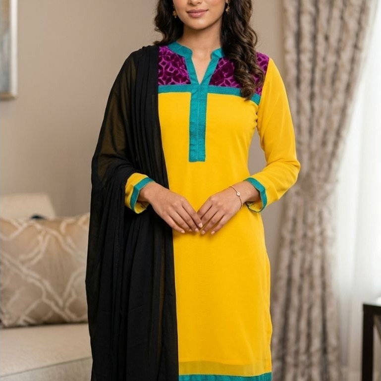 baju india set kurti