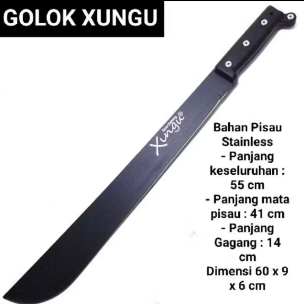 Pisau Xungu P925 Outdoor Stainless Steel Panjang 55cm Untuk Survival Koleksi