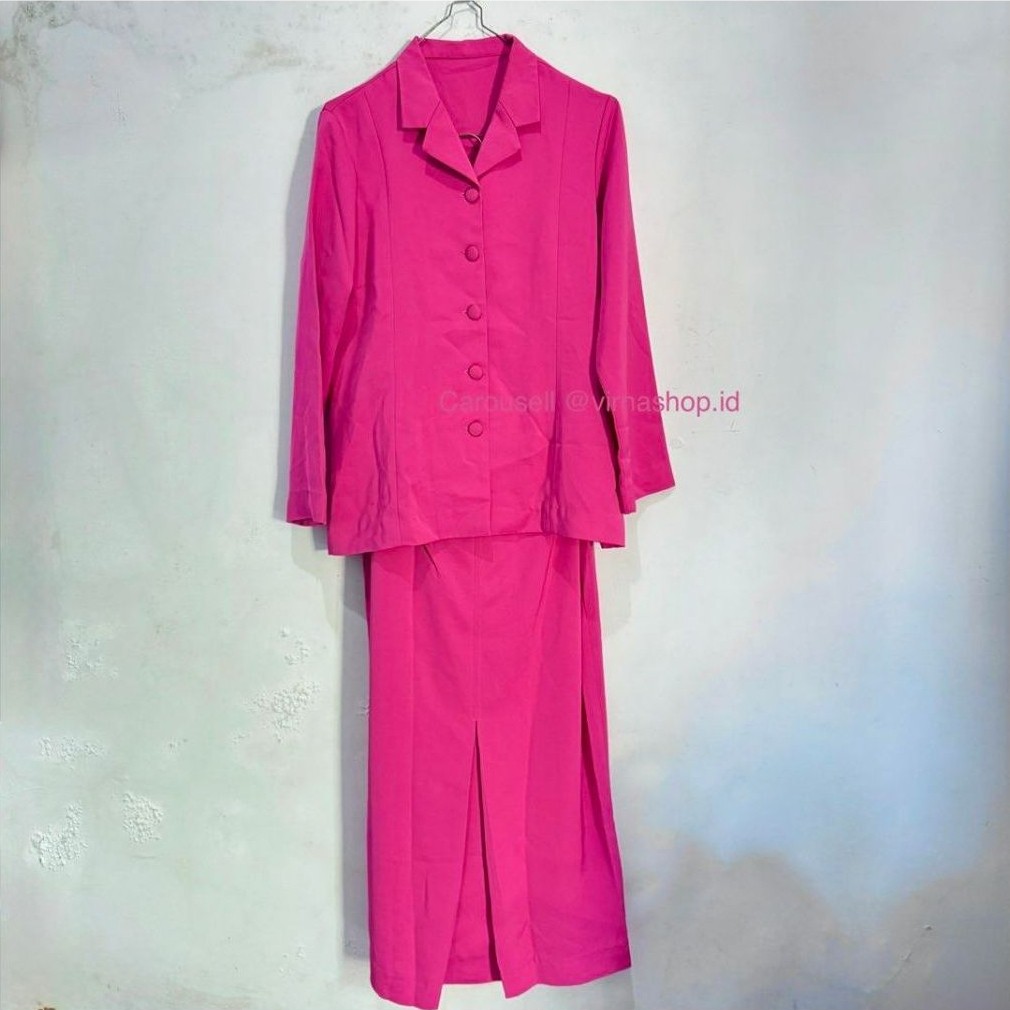 PL Set Seragam PSH Bhayangkari Muslimah Hijab Rok dan Blazer PSL Body Fit Free Jilbab Bergo Ciput Hi