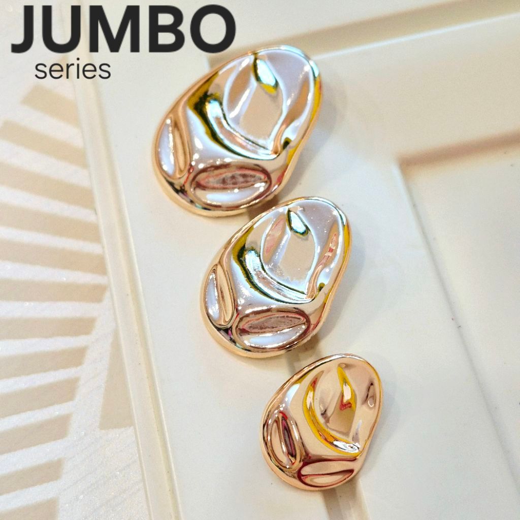KANCING JUMBO chesnut ~ untuk vest cardigan blazer blouse korea