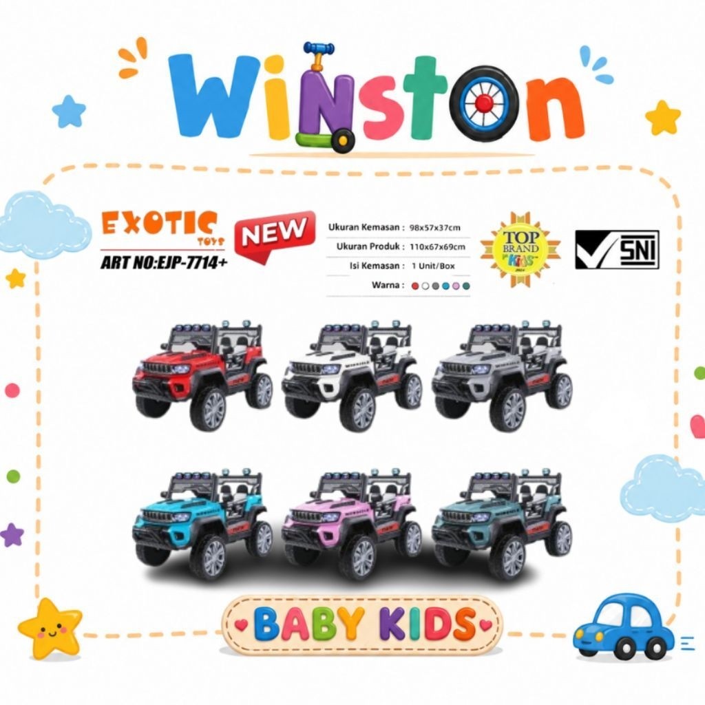MOBIL AKI ANAK  EXOTIC TOYS EJP-7714+ ( BAN EVA)