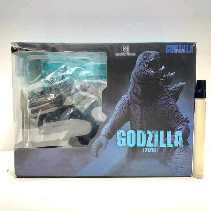 mainan action figure godzilla 2019 king of the monster monsterArts Godzilla king tinggi sekitar 6 in