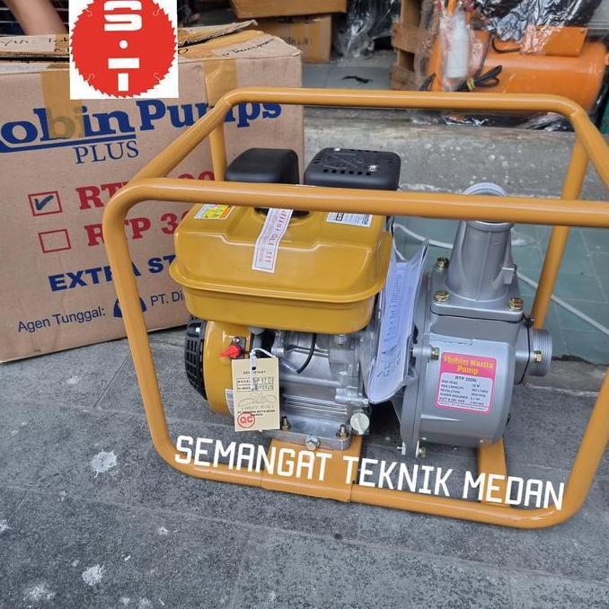 RTP200N MESIN BENSIN POMPA AIR HISAP WATER PUMP 2" 2 INCH ROBIN NARITA