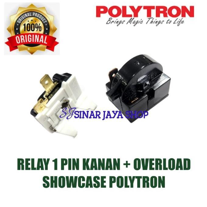 RELAY 1 PIN KANAN PTC OVERLOAD SHOWCASE / LEMARI PEDINGIN POLYTRON FORSALE