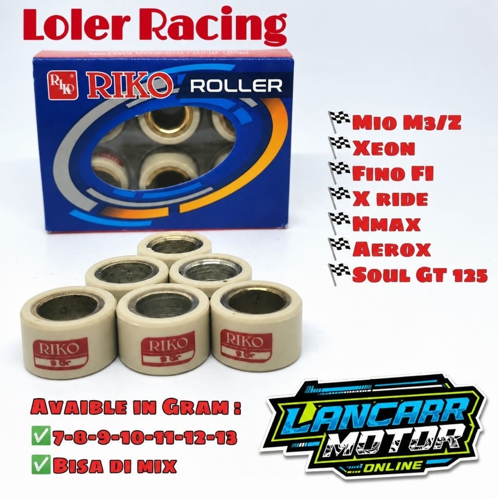Roller RIKO Racing  Nmax Xeon Mio M3 Set 6 pcs Roller RIKO