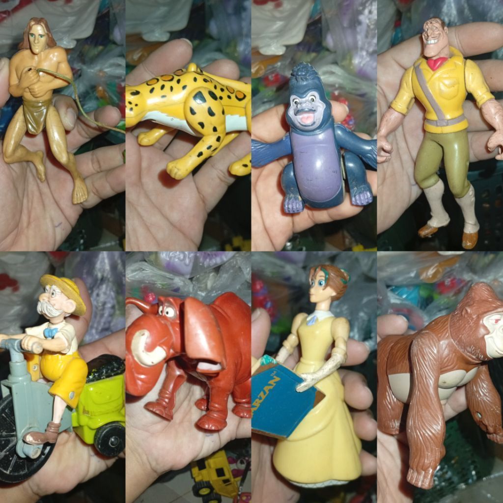 Disney toys happy meal Tarzan ellio elemental inside out variasi
