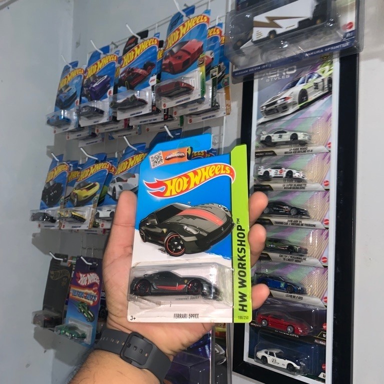 HOTWHEELS FERRARI 599XX BLACK