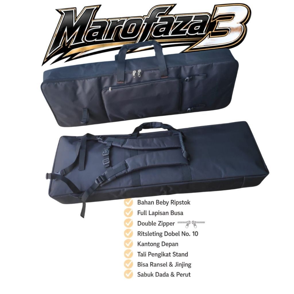 Marofaza 3 Tas Keyboard Roland BK3 BK5 E-A7 XPS10 XPS30 Juno D FA06 Korg Kross 2 Micro Arranger X5D 