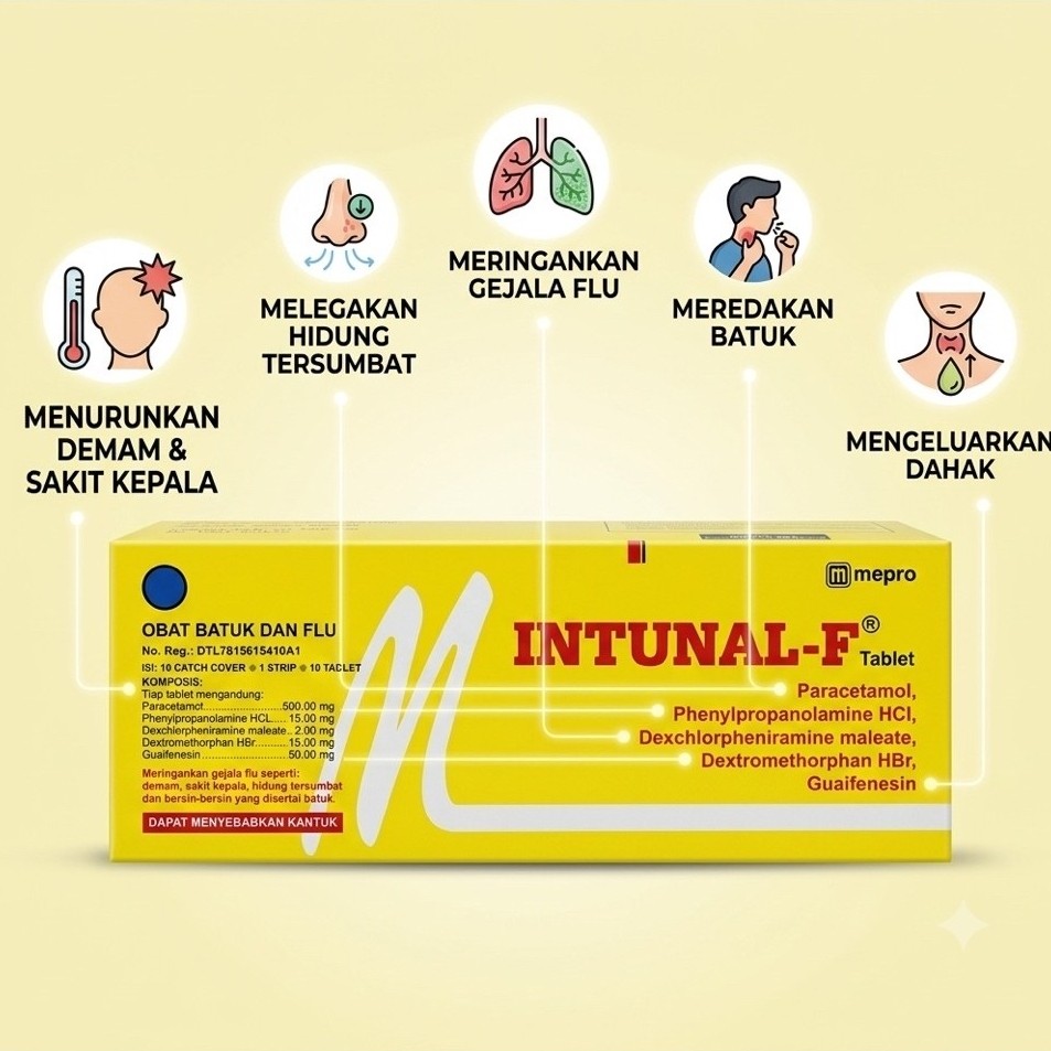 Intunal F Strip 10 Tablet