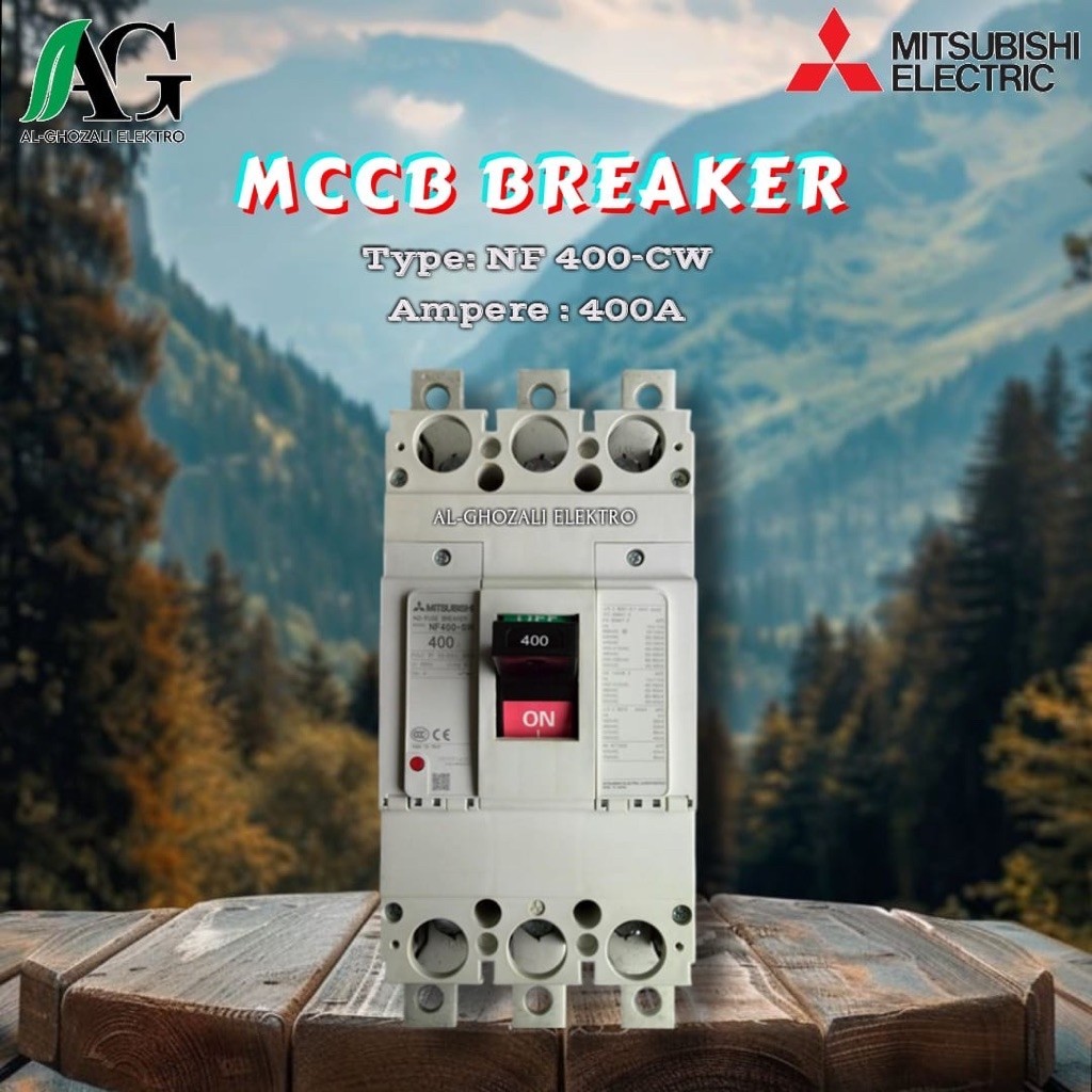 MCCB Mitsubishi 300a, 400a, 630a