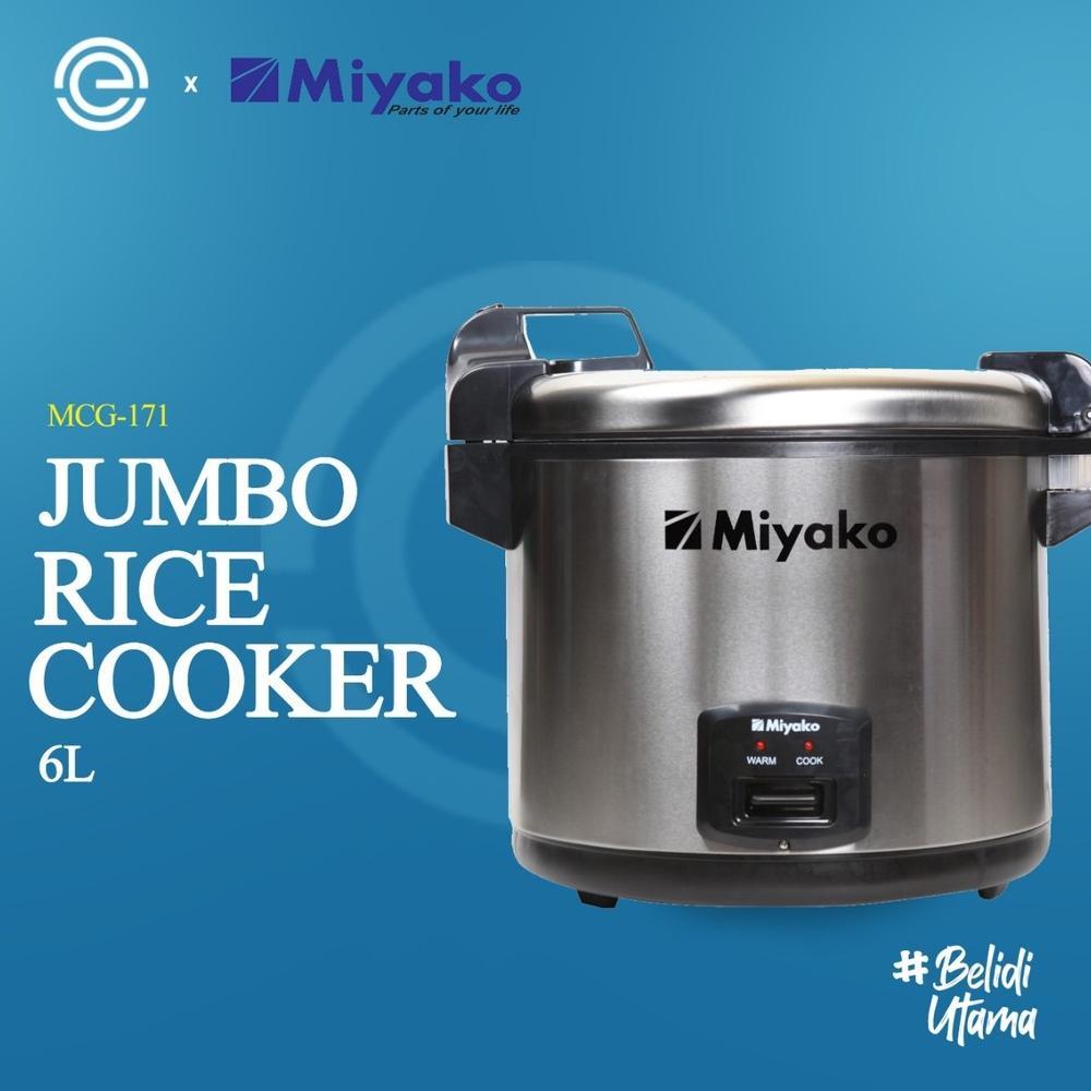 MIYAKO Rice Cooker Big Capacity 6 Liter
