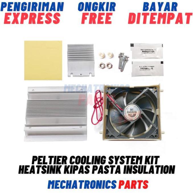 Peltier Cooling System Kit Pendingin Peltier Heatsink Peltier