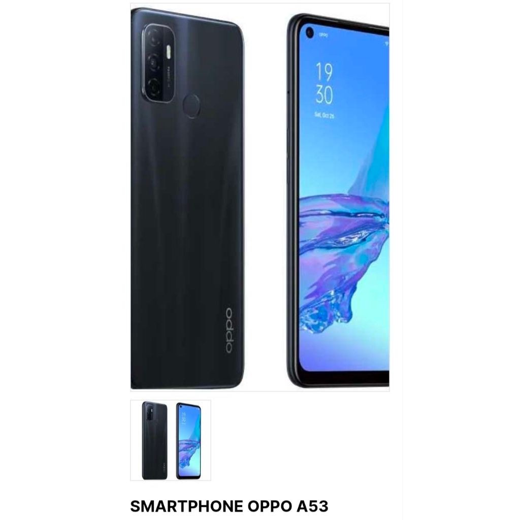 HP Oppo A53 RAM 8GB/256GB - Desain Elegan, Kamera Canggih, Baterai Tahan Lama