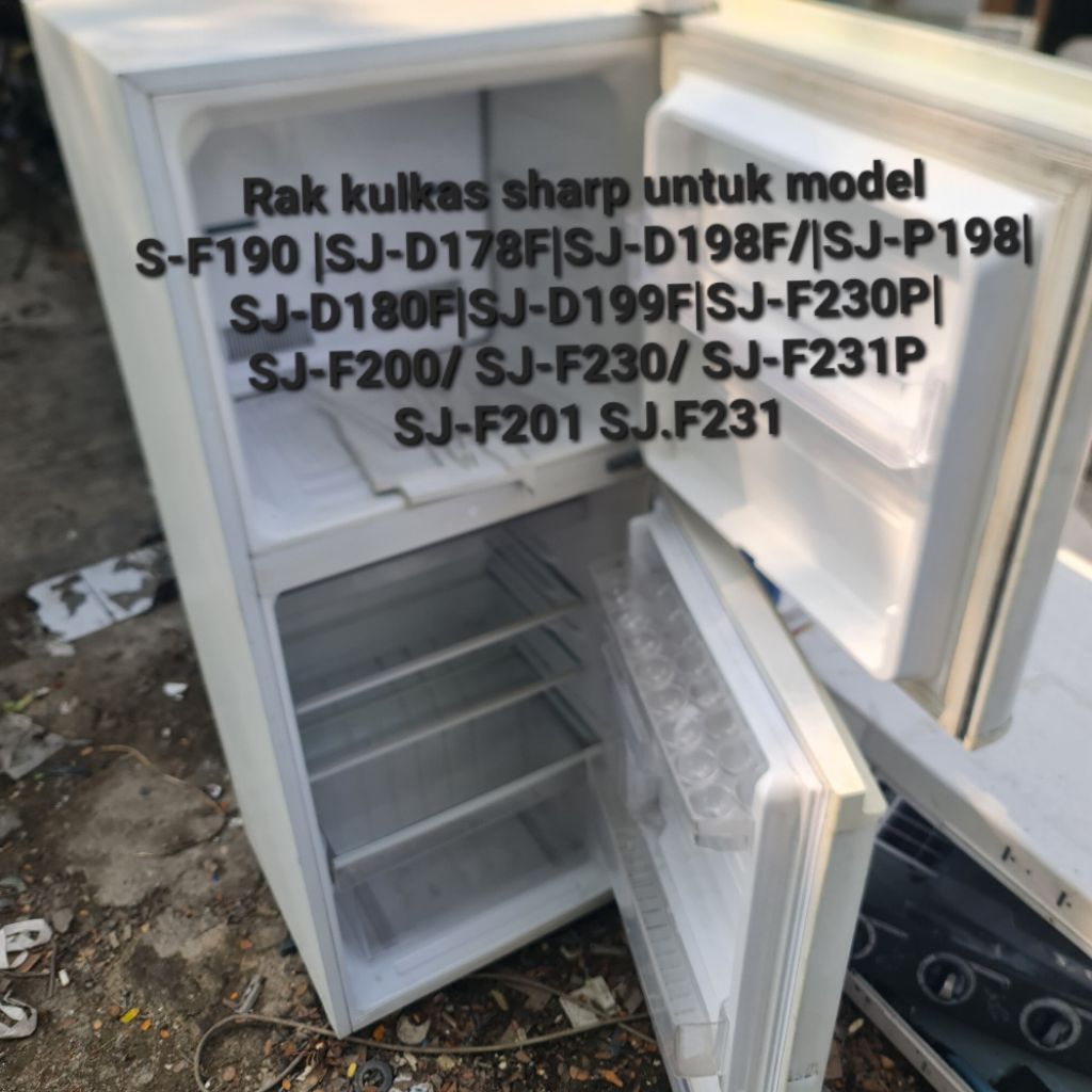 RAK KULKAS SHARP