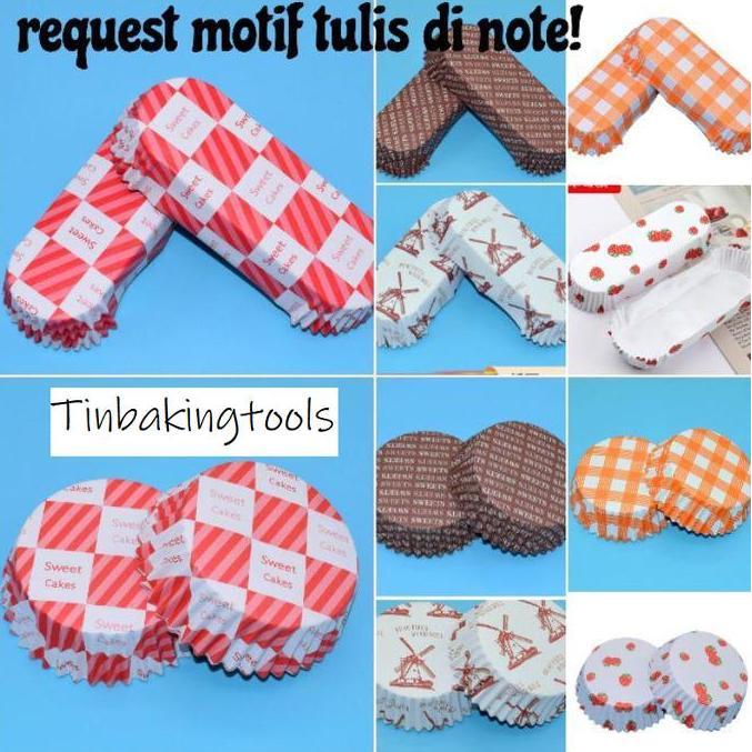 Indowa- Paper Cup Roti 200Pcs Paper Cup Case Roti Kertas Roti