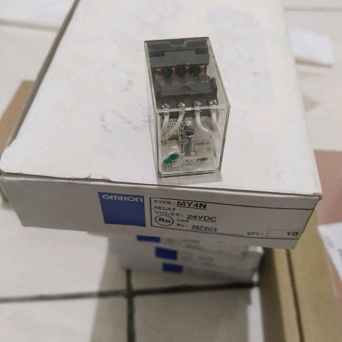 RELAY OMRON MY4N 220VAC RELAY OMRON MY4N 24VDC RELAY OMRON MY4N 12VDC PROMO