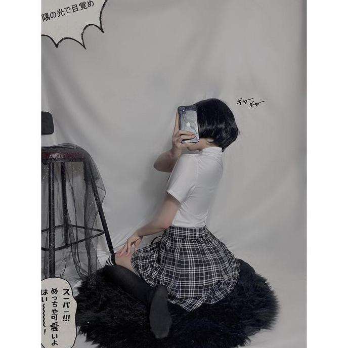 Harga Spesial Mira- Set Cosplay Costume Student Jepang Uniform Lingerie Sexy Pelajar Dasi Terbaru 