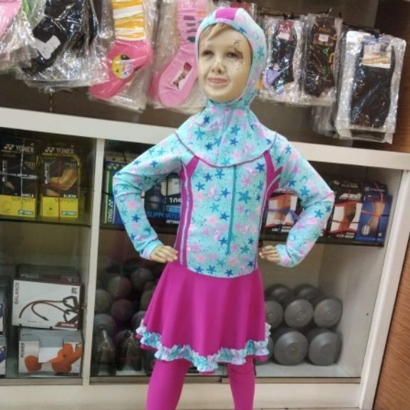 SPORT CLUB Muslim Ak 1153 Baju Renang Muslim Anak SC