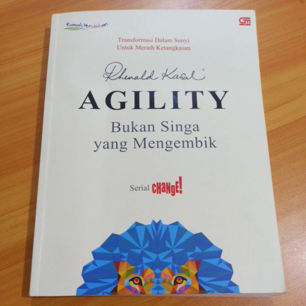 buku preloved original serial change  "Agility" bukan singa yg mengembik. karya Rhenald Kasali