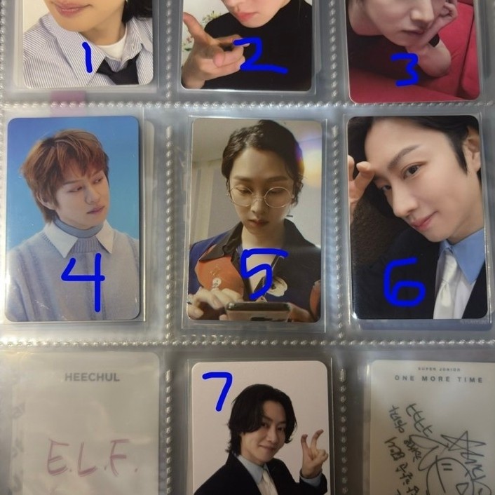 photocard PC Heechul super junior