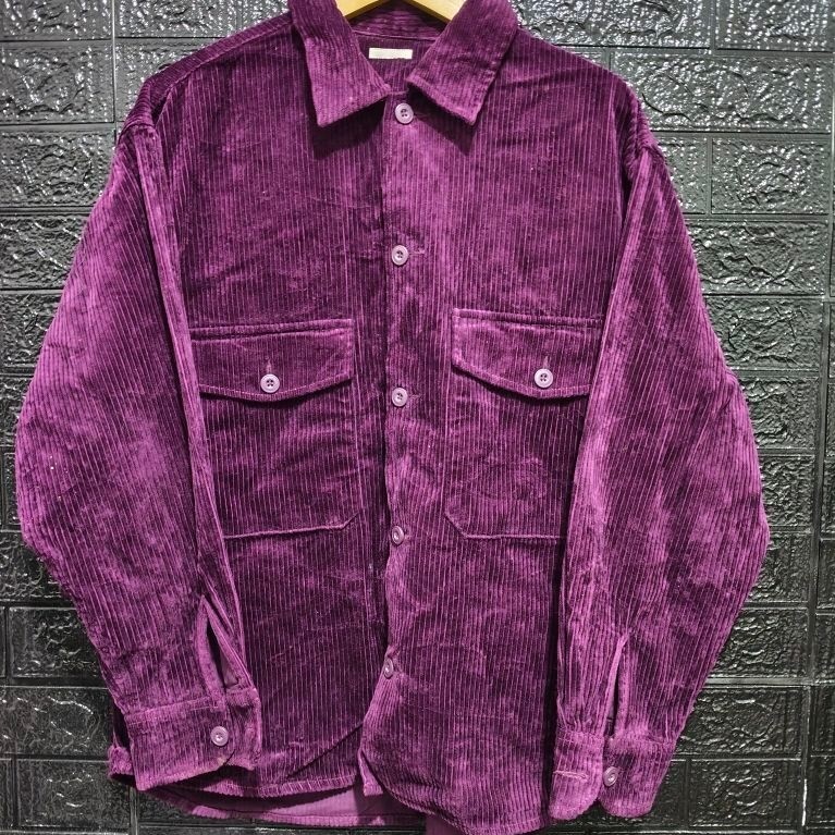 Kemeja Corduroy GU Uniqlo